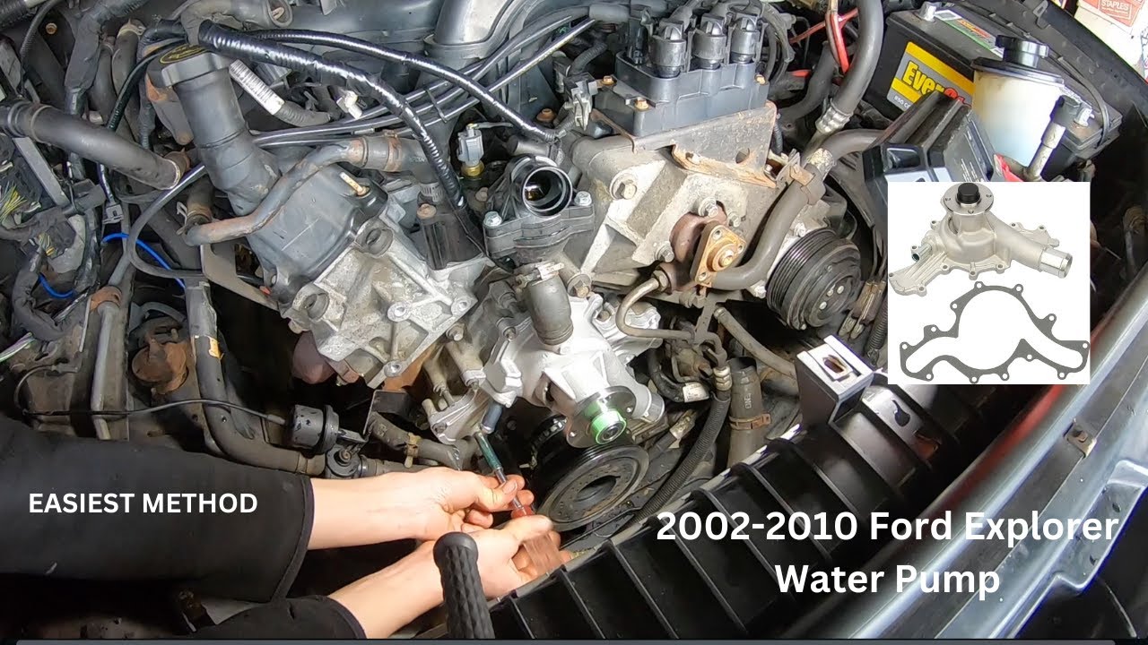 Как заменить водяной насос — Ford Explorer и Mountaineer V6 2002–2010