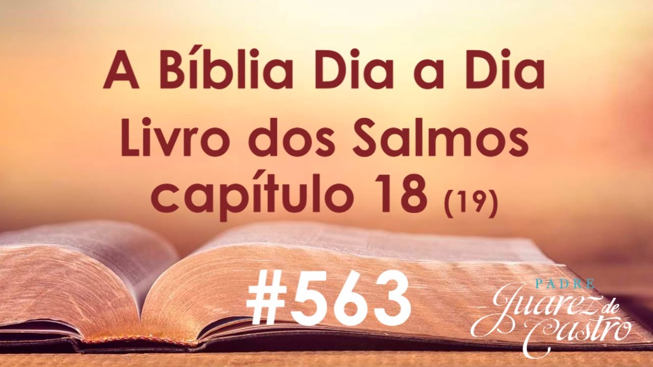 Curso Bíblico 563 - Livro dos Salmos 18 (19) - O testamento do céu e da Lei - Padre Juarez de Castro