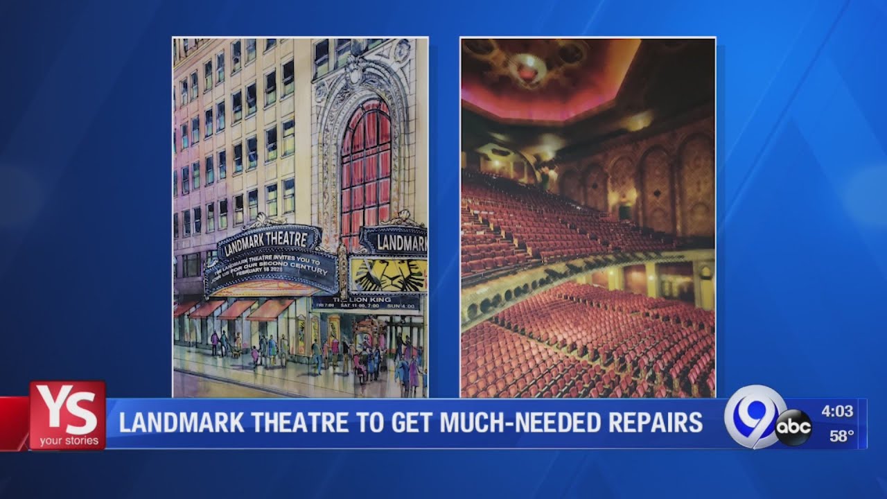 Coming soon to the Landmark Theatre: A new marquee outside and new seats inside