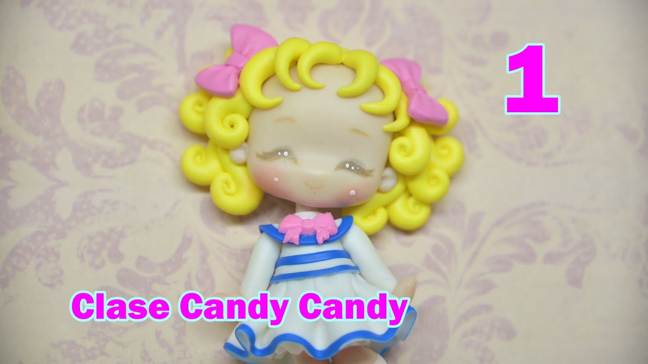 Cómo modelar a Candy Candy en pasta flexible/How to model Candy Candy in clay! Video 1