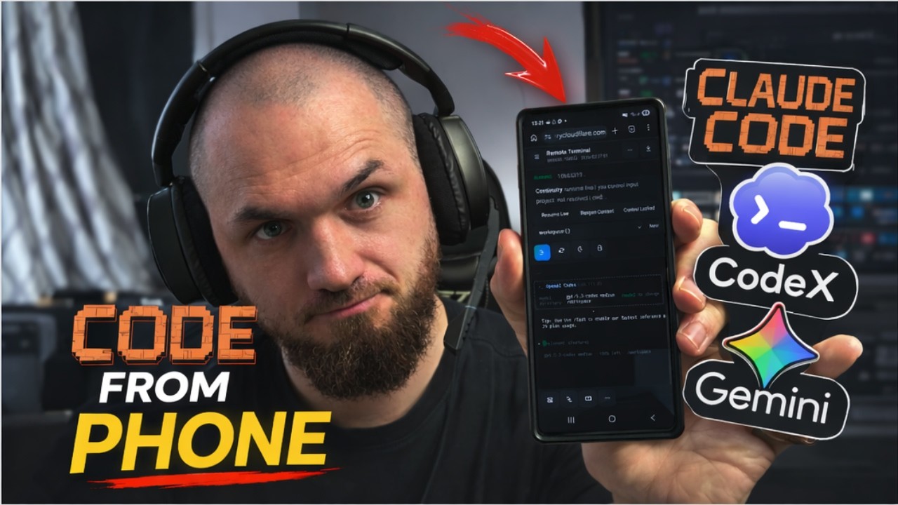 Control Your Coding Terminal From Your Phone (Codex, Claude Code, Gemini)