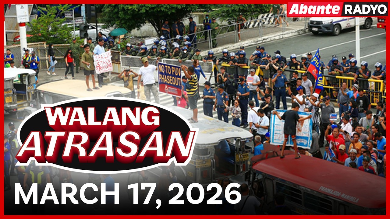 Walang Atrasan | Malawakang tigil-pasada isasagawa ng PISTON sa March 19 | March 17, 2026