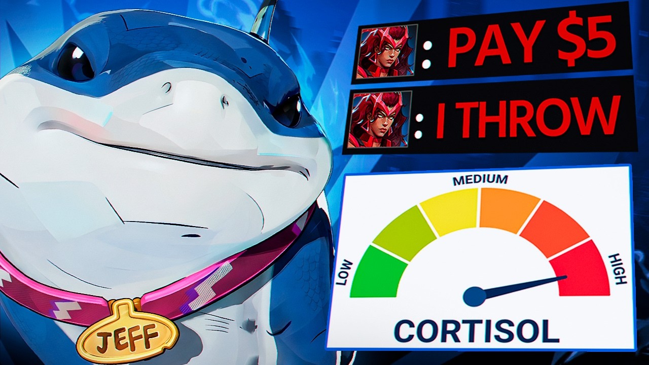Высокий уровень кортизола в рейтинговых играх... (Marvel Rivals)