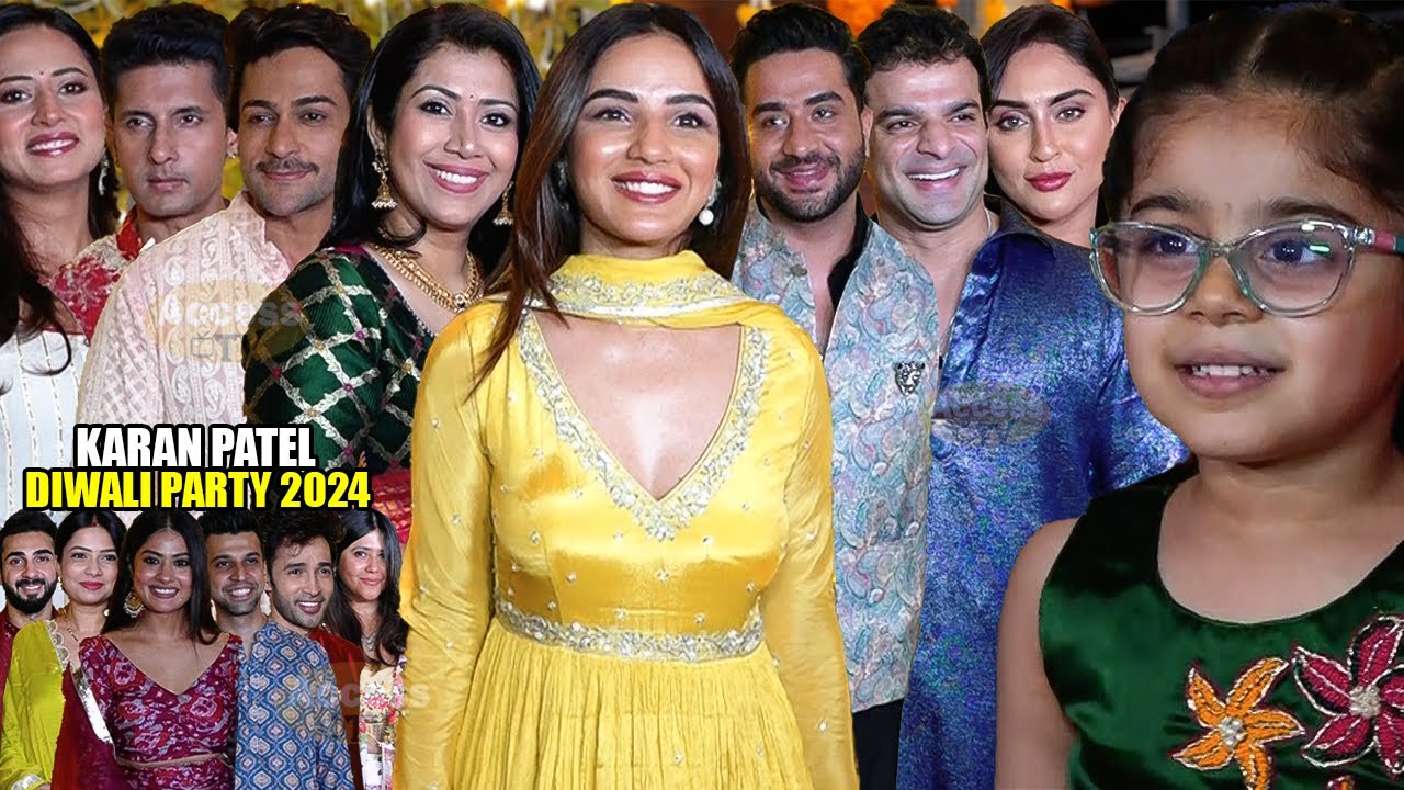 UNCUT - Karan Patel Diwali Party 2024 | Jasmin Bhasin,Aly Goni,Ekta Kapoor,Ankita Bhargav,