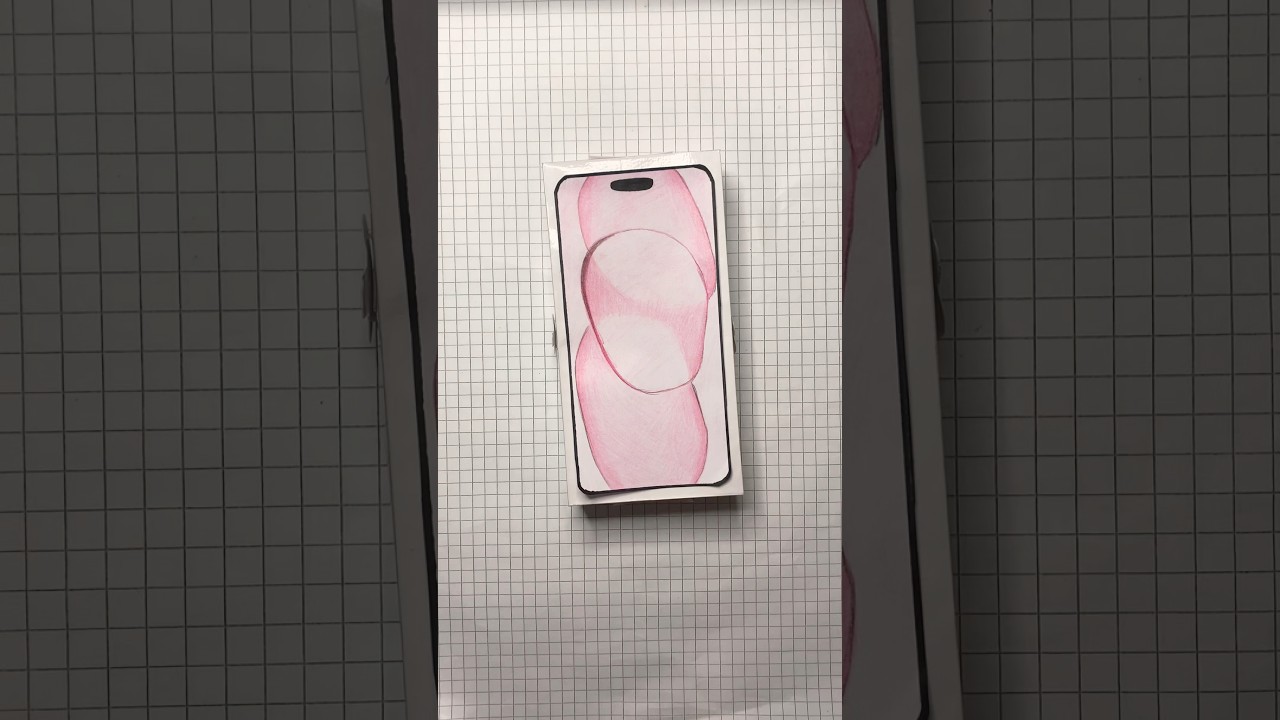 iPhone 15 unboxing #asmr #papercrafts #iphone #squishy #craft #handmade #aesthetic #satisfying #diy