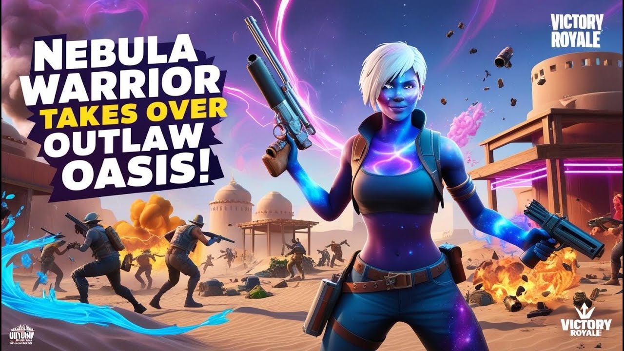 Nebula Warrior Dominates Outlaw Oasis with Shotguns & Grenade Launcher!