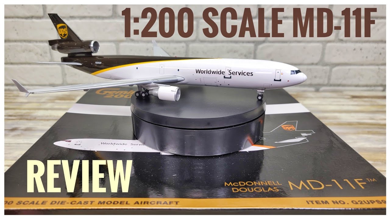 UPS MD-11F Model Airplane Gemini Jets 1:200 REVIEW