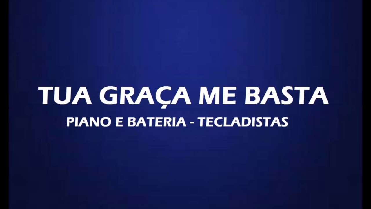 TUA GRAÇA ME BASTA (PIANO E BATERIA) - ANDRÉ ETZBERGER (Cover) Toque no Altar