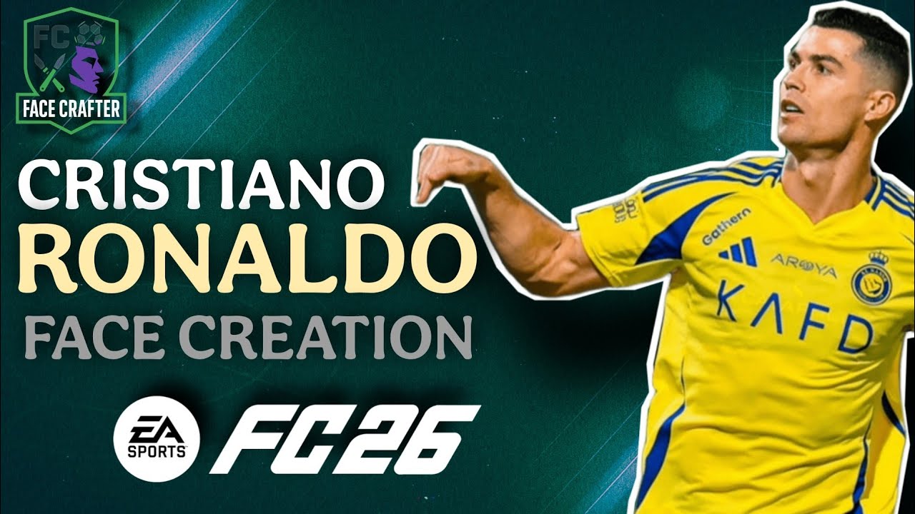 How To Make Cristiano Ronaldo (Updated) in EA FC 26 | Ronaldo Pro Clubs Face Creation Tutorial FC 26