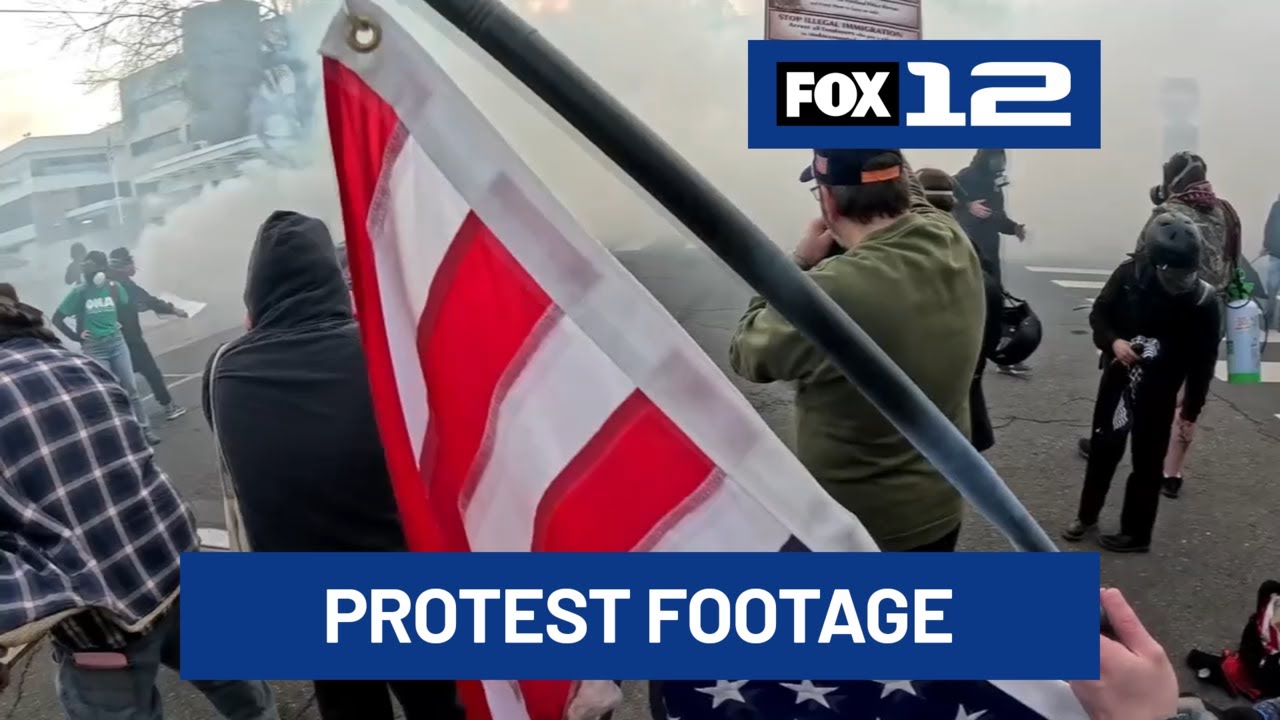 ‘It is brutal’: Portland couple captures video of chemical munitions deployed at Saturday protest