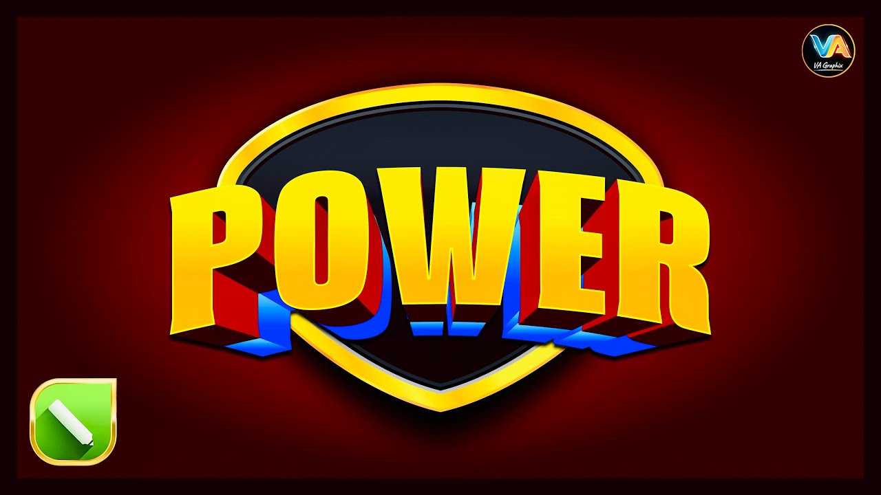 CorelDRAW 3D Text Effect | Professional POWER Text Design | Step by Step Hindi