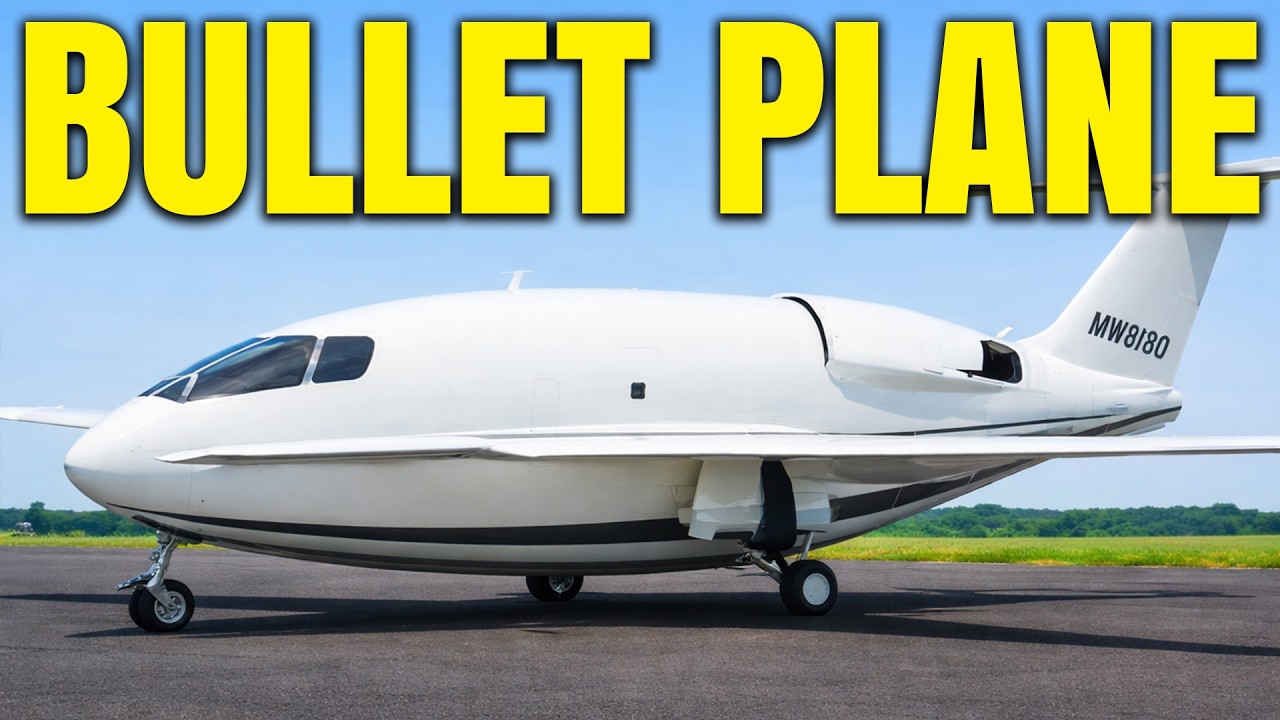 Why This Bullet-Shaped Plane Flies Like a Private Jet