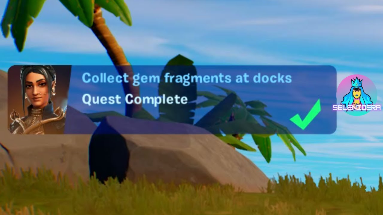 Collect Gem Fragments at Docks (7) - Fortnite Shanta Quests