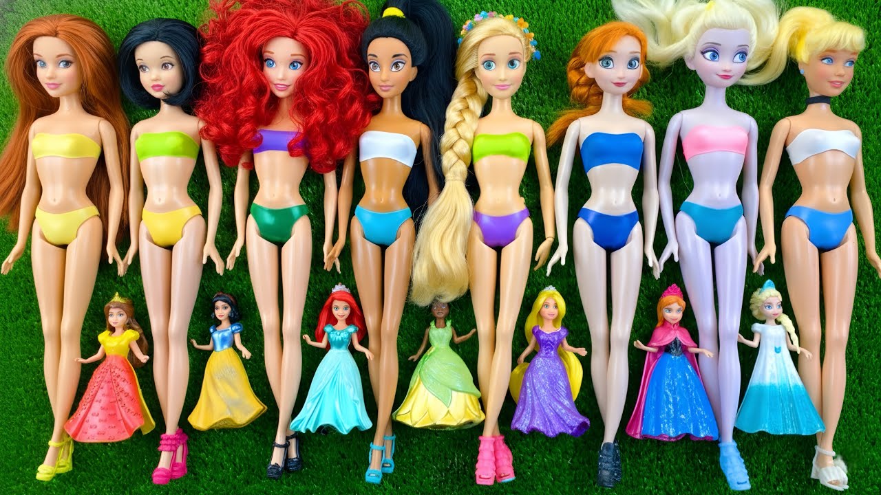 Cute Miniatures Disney Princess Frozen ELSA & Annall! elsa satisfying unboxing