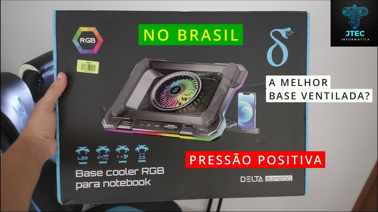 Melhor Base Ventilada no Brasil? Review completo, testes diversos e em JOGOS | DELTA-B3112GG