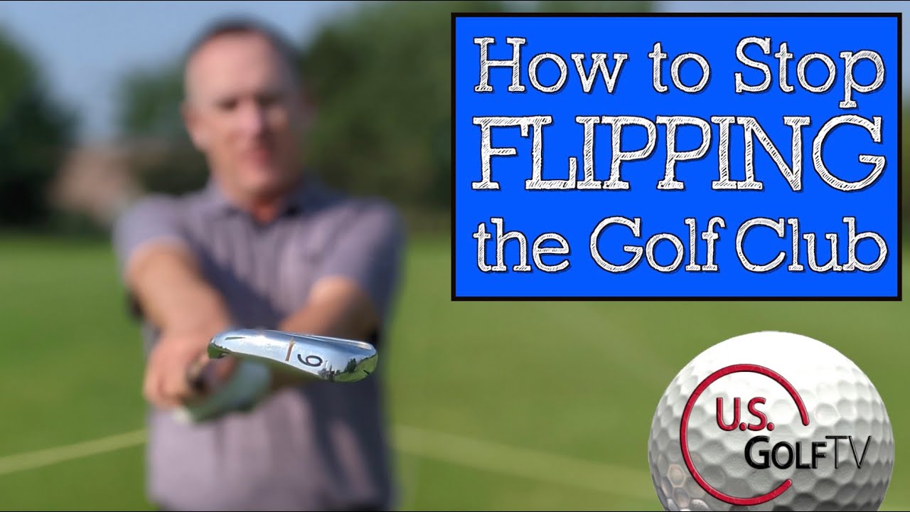 How to Stop Flipping the Golf Club at Impact (VERTICAL LINE GOLF SWING)