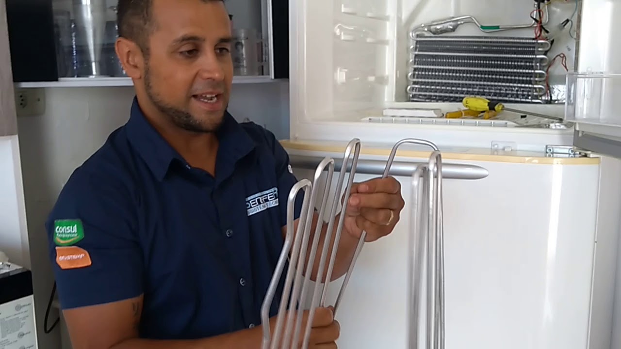 Como trocar resistência de geladeira Electrolux dff44 Premium