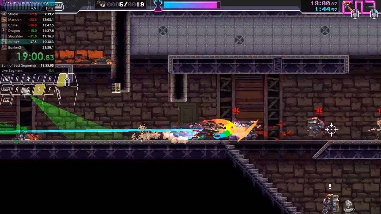 Katana Zero hard mode 21:07 (WR)