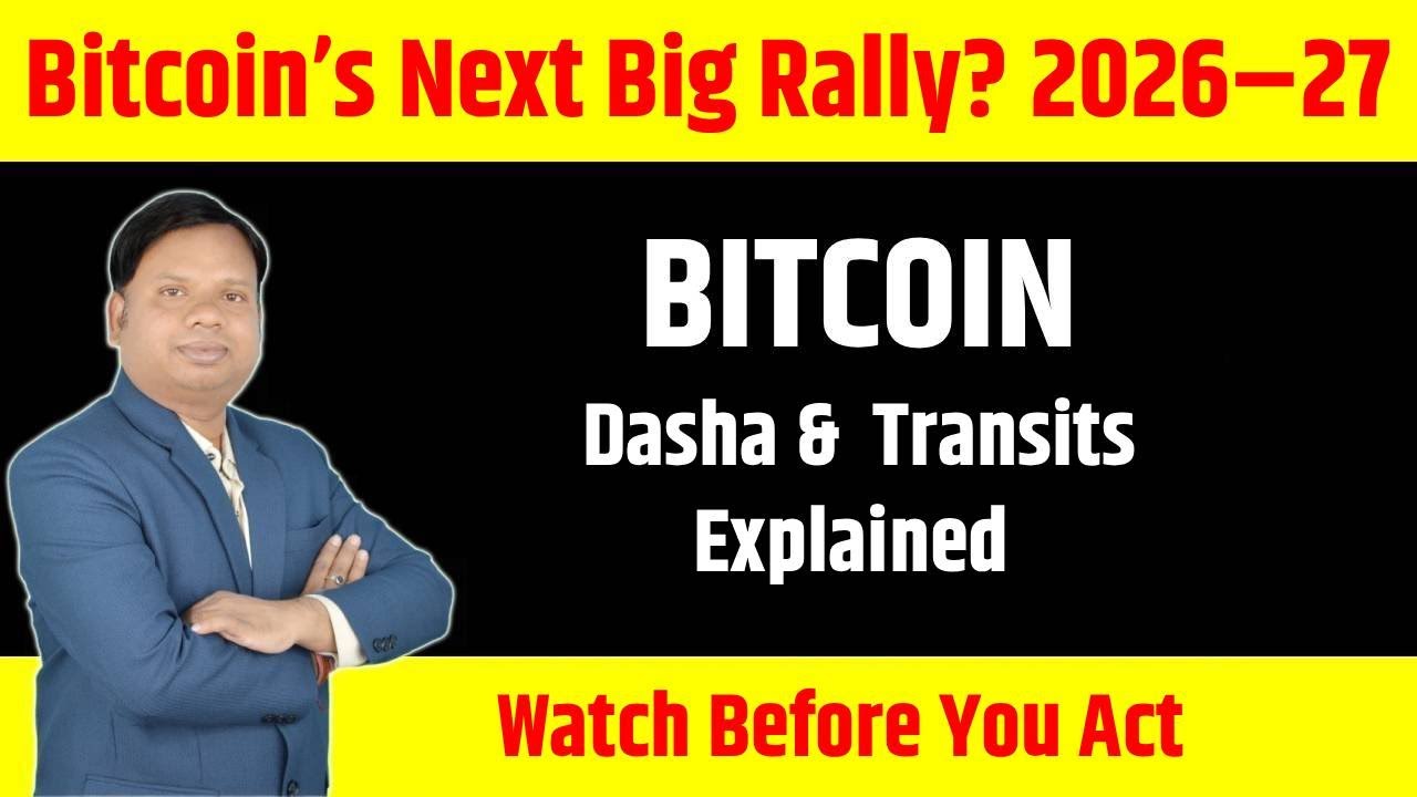 Bitcoin Vedic Astrology Forecast 2025&ndash;27 | Dasha & Transit Analysis