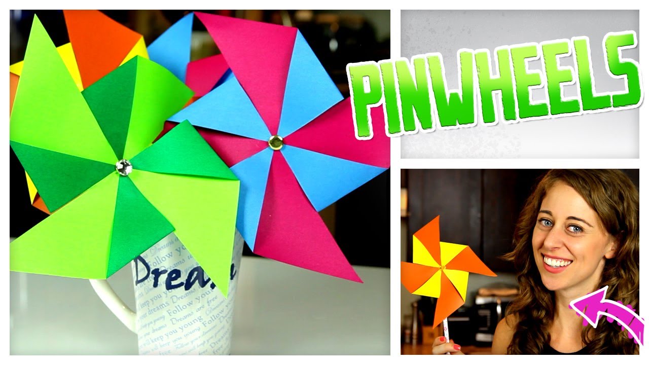 DIY Decorative Pinwheels! - Do It, Gurl