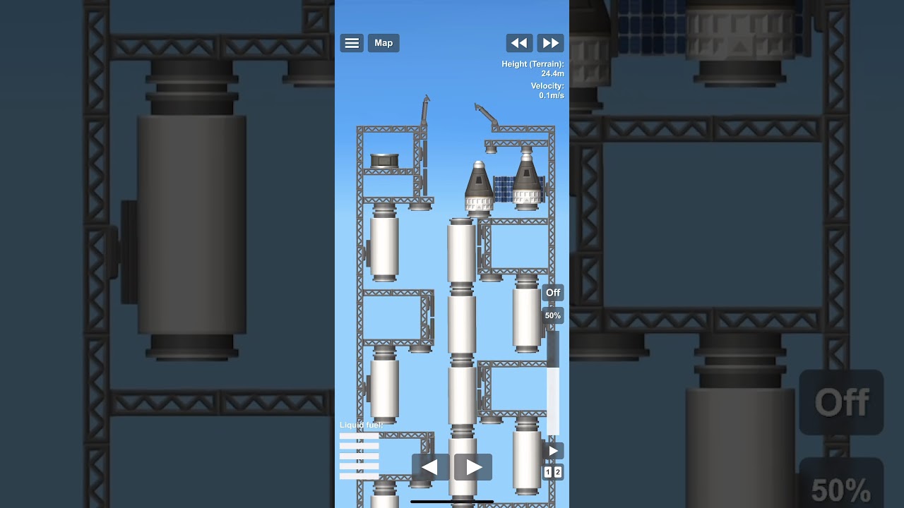 Delivering Amazon ICBM packages.     #spaceflightsimulator #sfs #icbm ￼