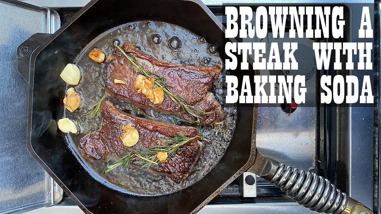 Steak Experiments - How to Brown a Steak with Baking Soda