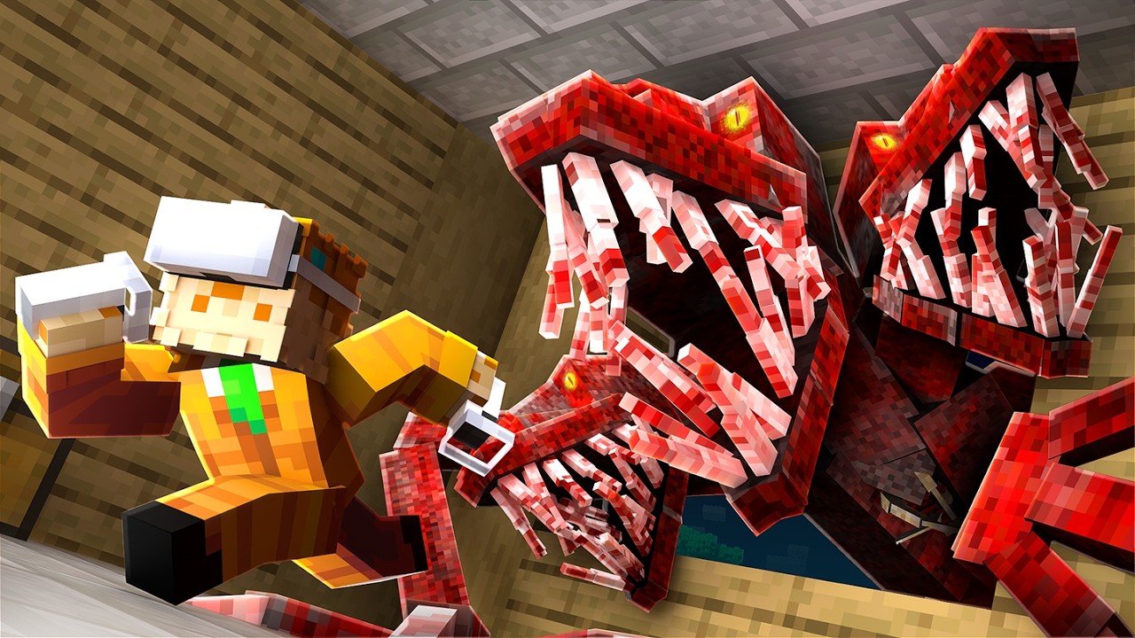 Surviving Dweller King in VR Minecraft