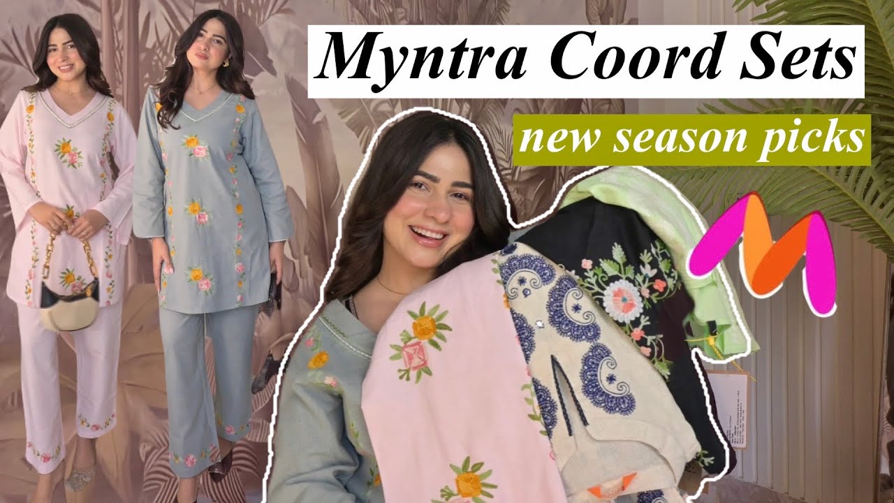 New season Cotton Coord sets from @myntra 