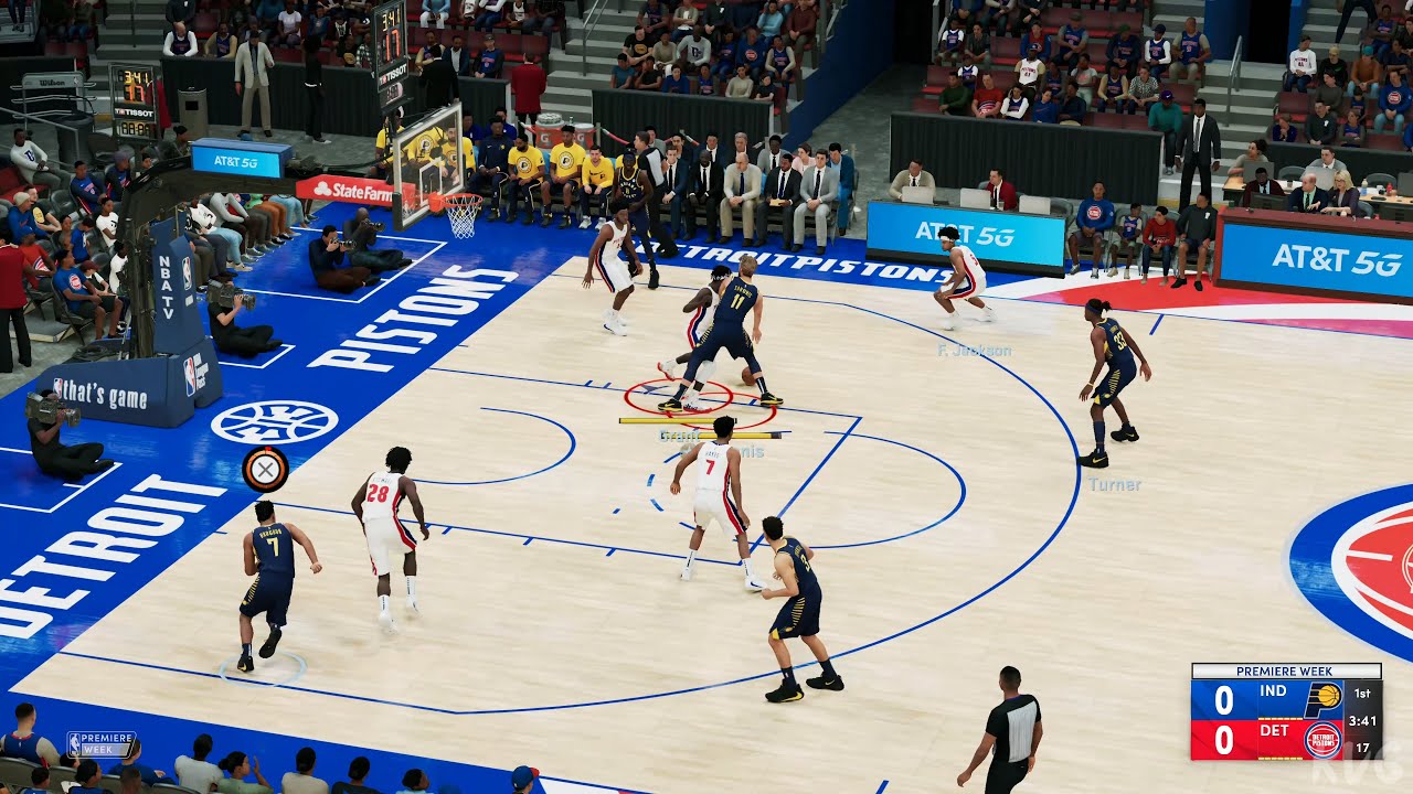 NBA 2K22 - Indiana Pacers vs Detroit Pistons - Gameplay (PS5 UHD) [4K60FPS]