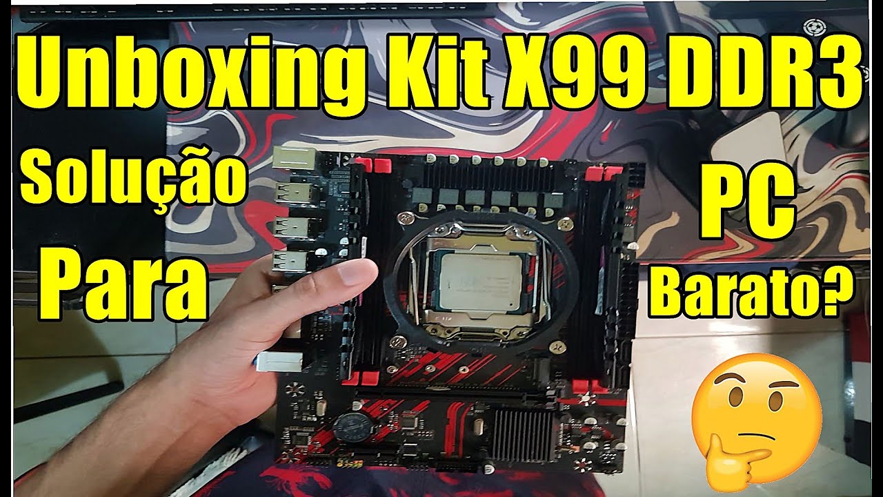 Unboxing Kit X99 DDR3 + Comparativo Contra DDR3 , DDR3 Tomou Uma Surra? 
