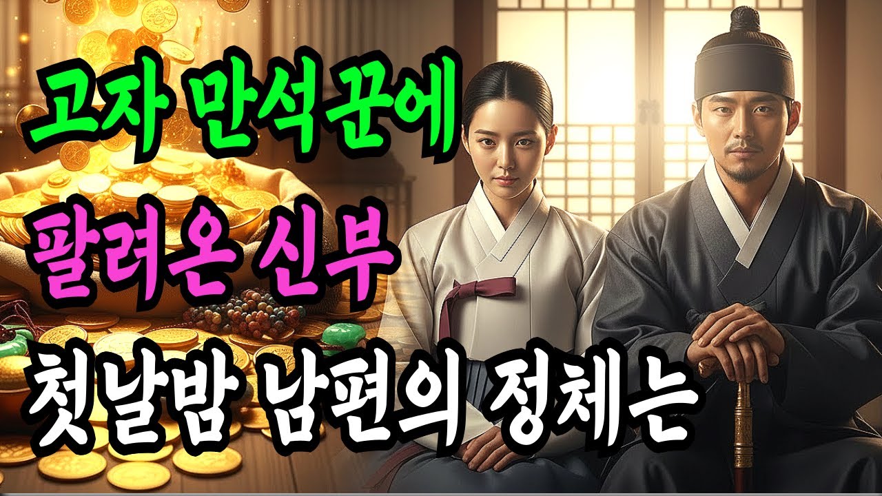 첫날밤, 도망치라던 남편,처음으로 사람 대접을 받은 신부는.. | 야담  | 옛날이야기 | 민담 | 조선시대 | 반전이야기 | 감동스토리 | 오디오북 | 시니어롱폼 | 사이다 야담