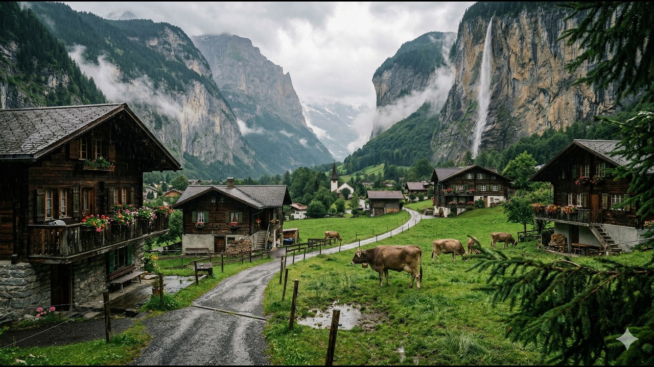 Este lugar é simplesmente irreal… Lauterbrunnen, o paraíso escondido dos Alpes