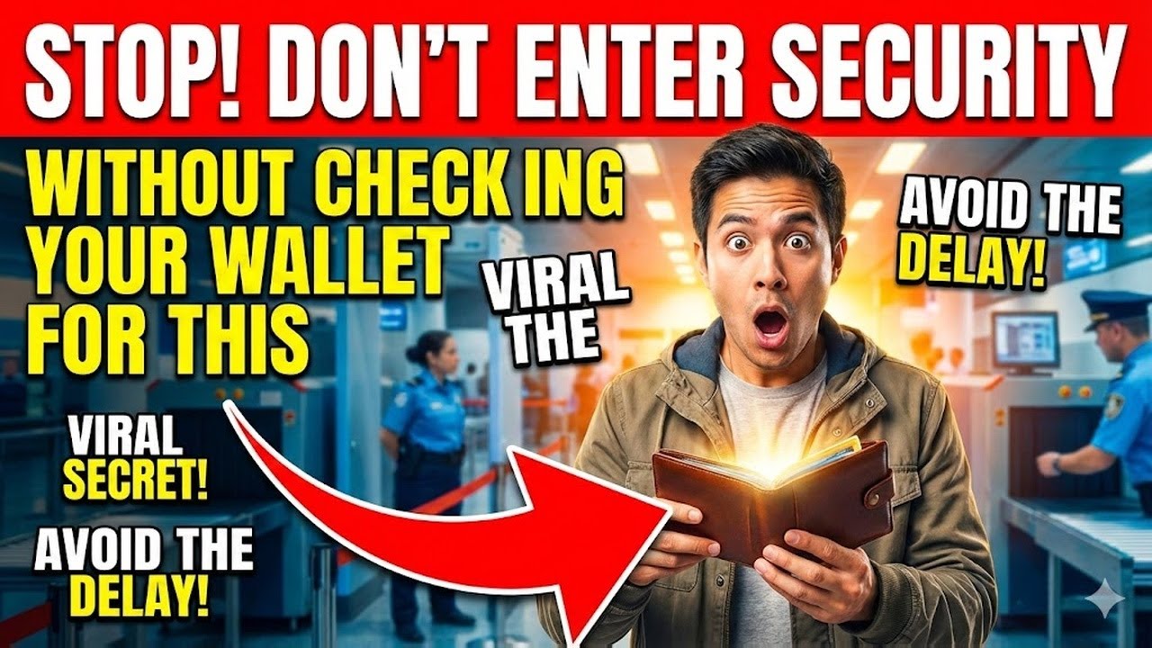 STOP! Don't Enter the Security Line Without Checking Your Wallet for THIS