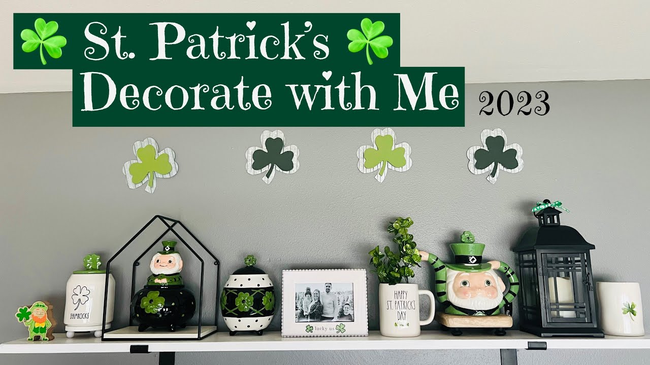 ☘️ St. Patricks ☘️Decorate with Me 2023