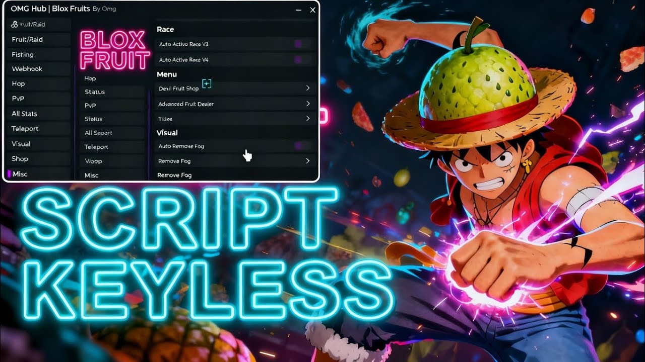  OMG Hub Script Blox Fruits | Keyless & OP Features!