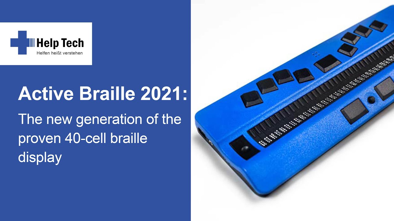 Active Braille 2021: the newest generation of the popular 40-cell braille display