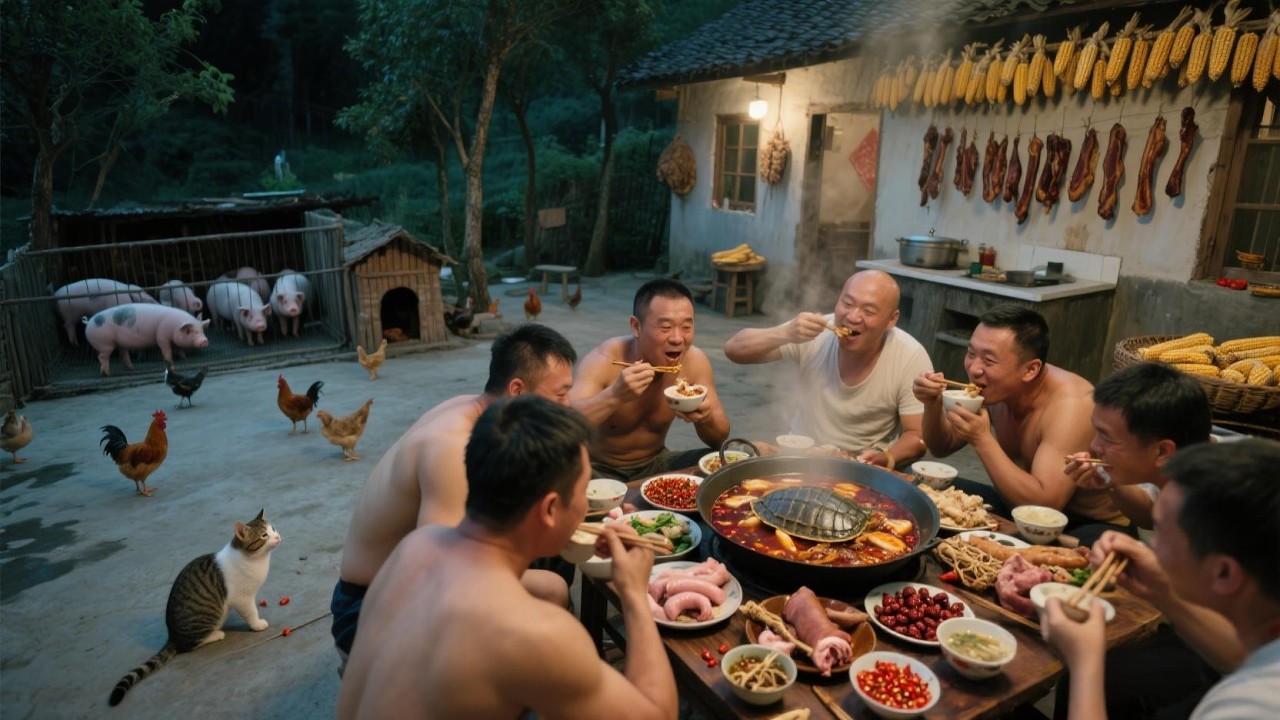 十余味食材共熬一碗精华：这锅十全大补汤，先暖胃，后温心~【孤独的美食咖】