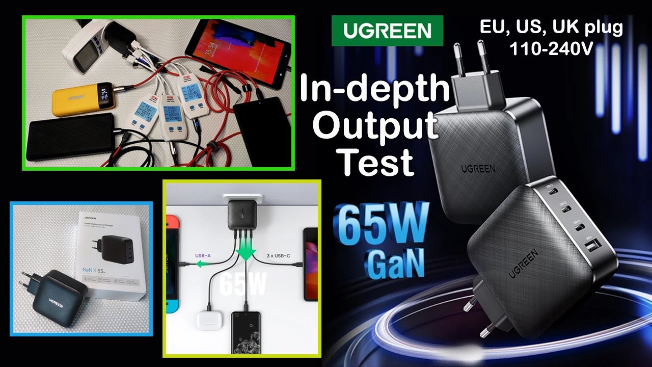 Ugreen 4-port GaN PD3.0 65W Wall Charger | In-depth Output Test