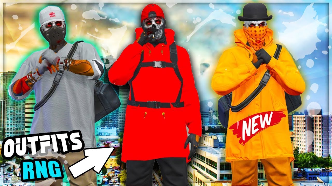 GTA 5 ONLINE TOP 3 BEST OUTFITS RNG/TRYHARD TRAJES RUN AND GUN CONJUNTOS MODEADOS 1.41 - [PS4]