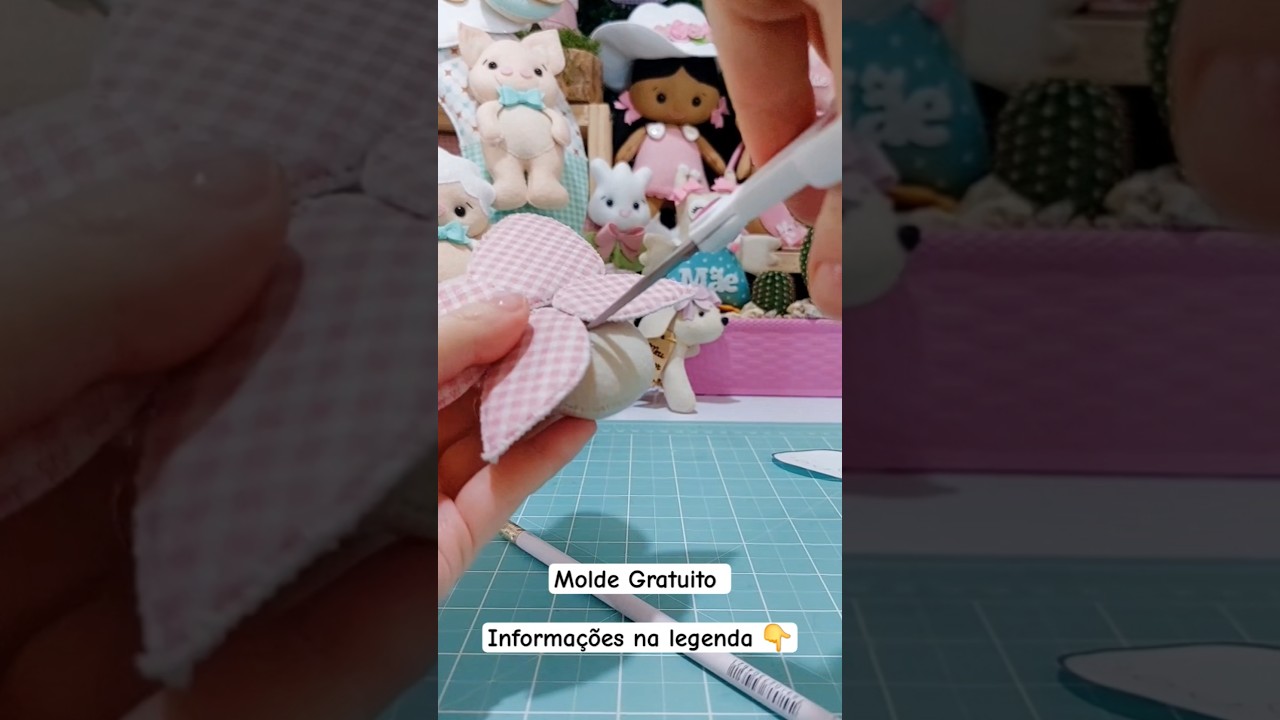 #diy #molde #moldefacil #costuracriativa #feltro #feltrofacil #diadasm&atilde;es #moldesgratuitos