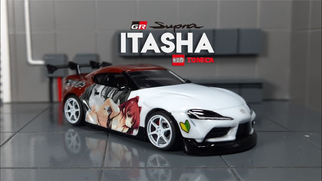Toyota GR Supra ITASHA Pandem Tomica Custom Diecast