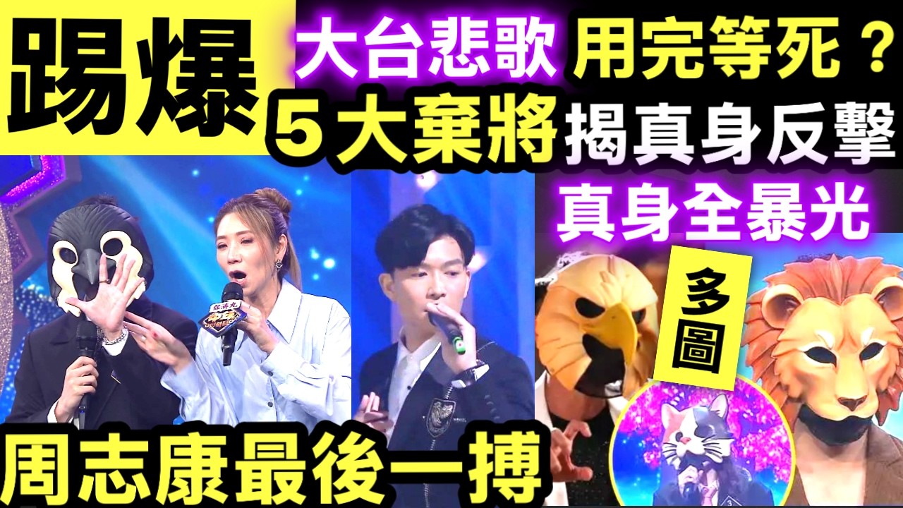 《中年好聲音4》 40強 5位蒙面藝人歌手現真身 周志康十年辛酸路，羅天宇聲線太易認 一次翻身機會！ 大台悲歌 中年好聲音4 | 揭示大台藝人「有才華都無用」之謎！Smart Travel《即時娛樂》