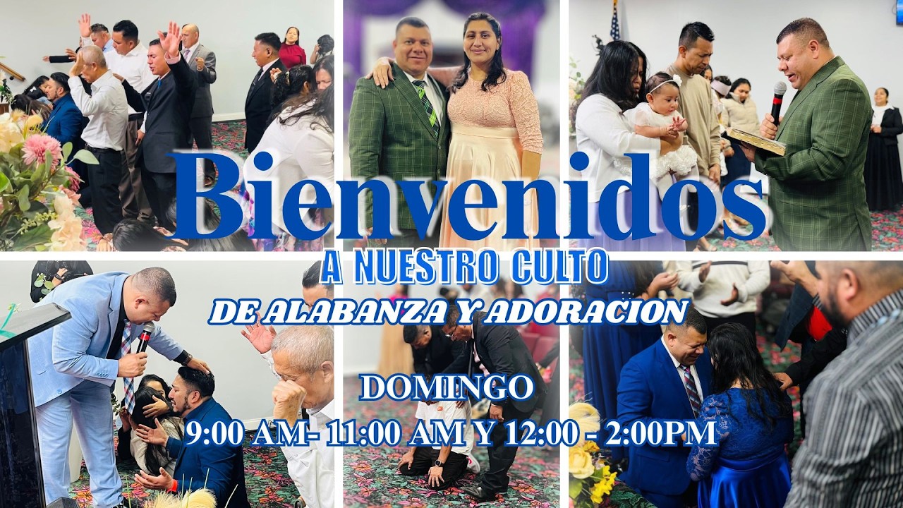 DOMINGO PRIMER SERVICIO 9:00-11:00AM CULTO DE ALABANZA Y ADORACIÓN 2/22/26