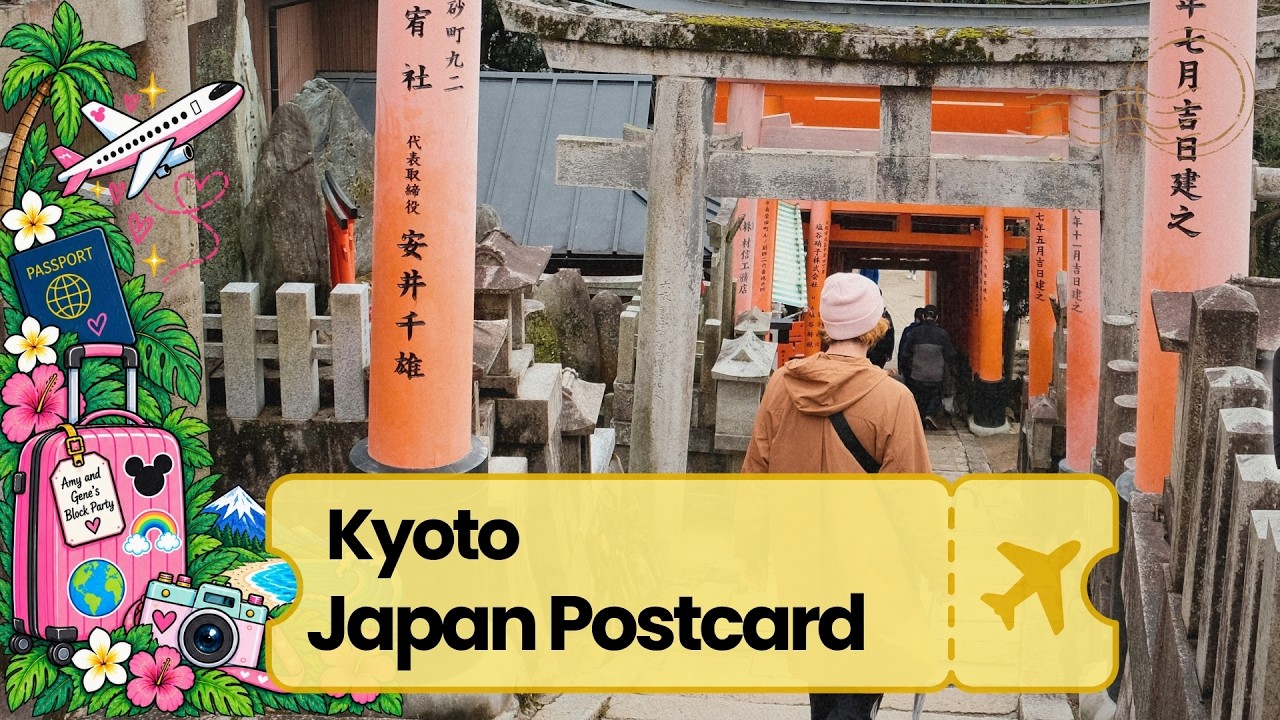 Kyoto Japan Postcard | Fushimi Inari, Gardens & Hidden Temples