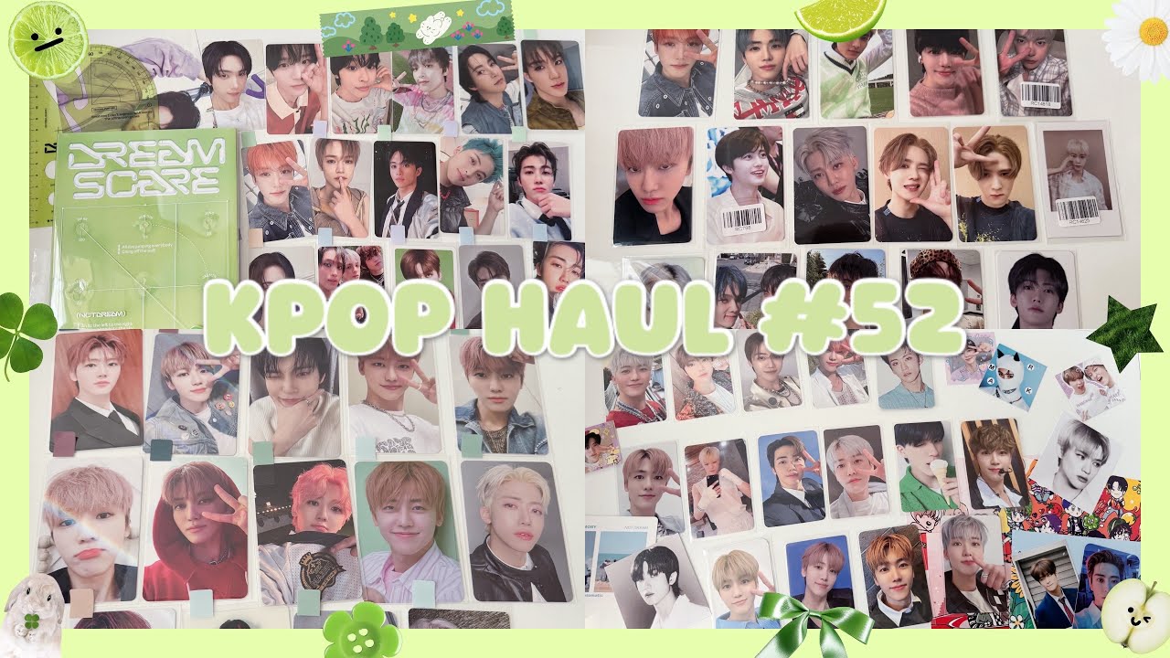 [kpop haul #52] catching up with nct dream, jaemin, and wish photocards! ⸜(｡˃ ᵕ ˂ )⸝♡