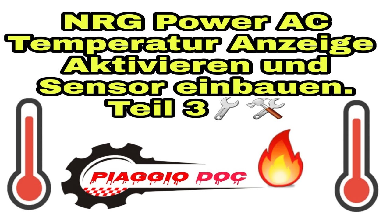 NRG Power AC Temperatur Anzeige Aktivieren & Sensor Einbauen Teil 3