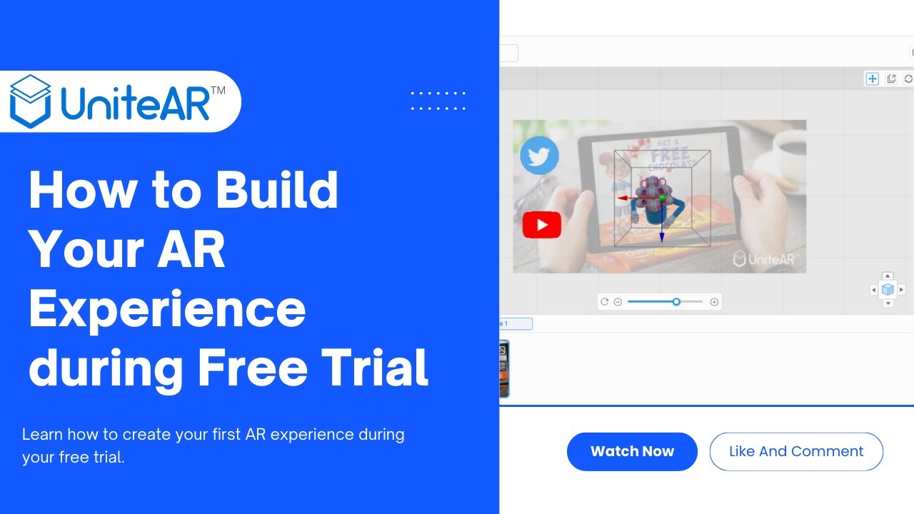 How to Build an Image-Based AR Experience with UniteAR (Free Trial Users)