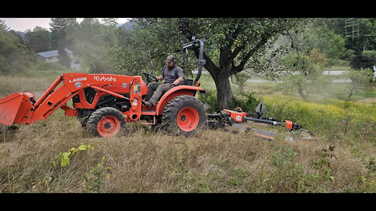 Part 2 Taming a Wild Mountainside! First Mow After a Year of Overgrowth!