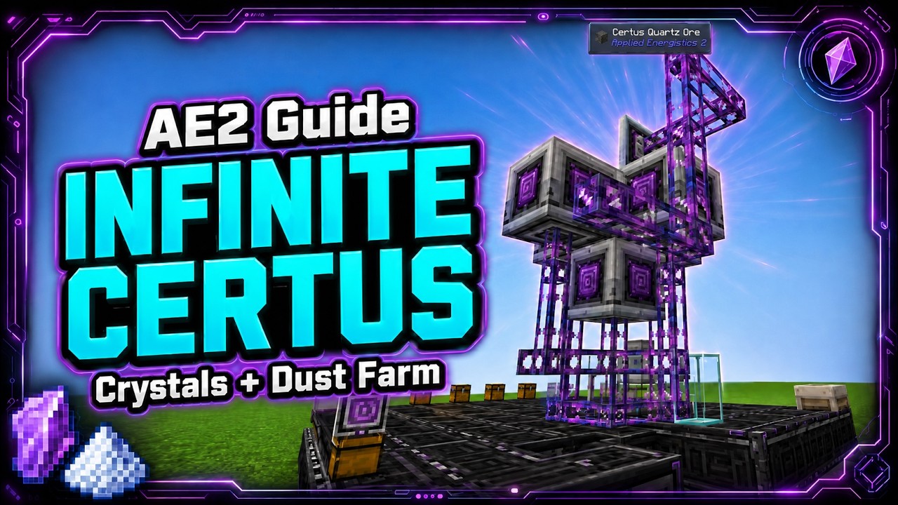 🔧 AE2 EP2: Automating Certus Quartz & Certus Quartz Dust | Applied Energistics 2 Automation Tutorial