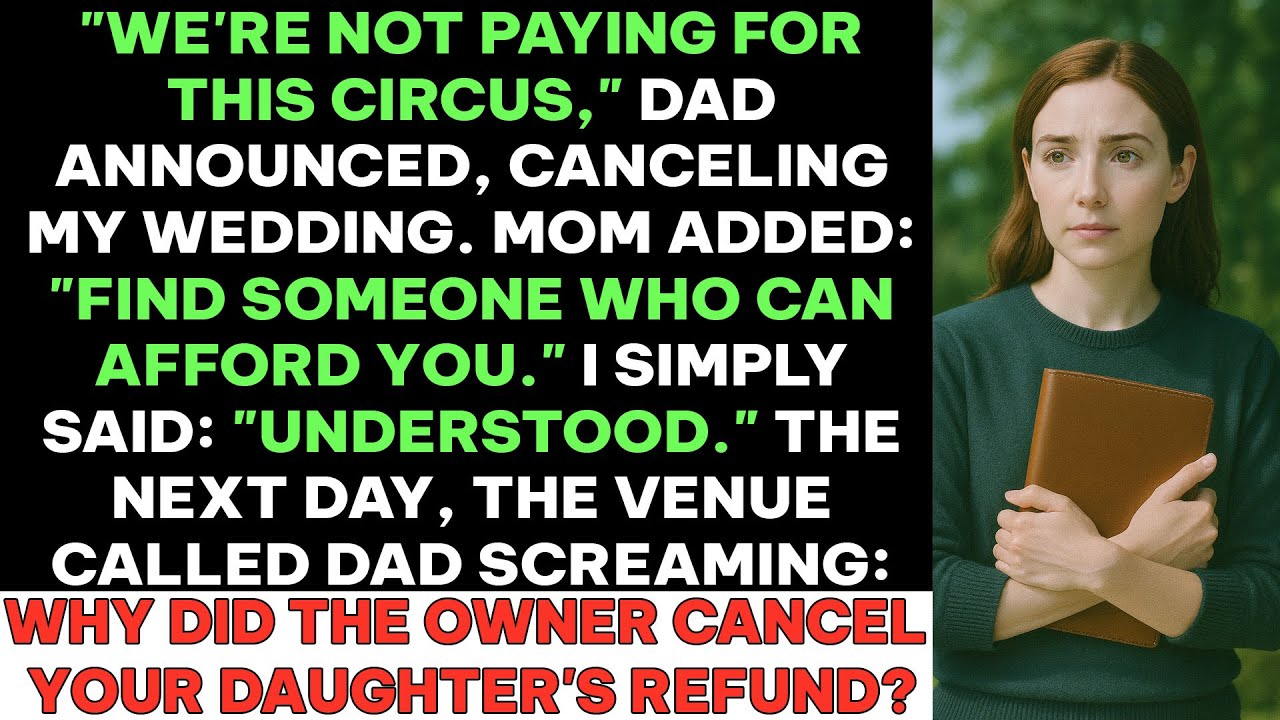 Her Family Secretly Canceled Her Wedding — The Venue Called Them Back the Next Day